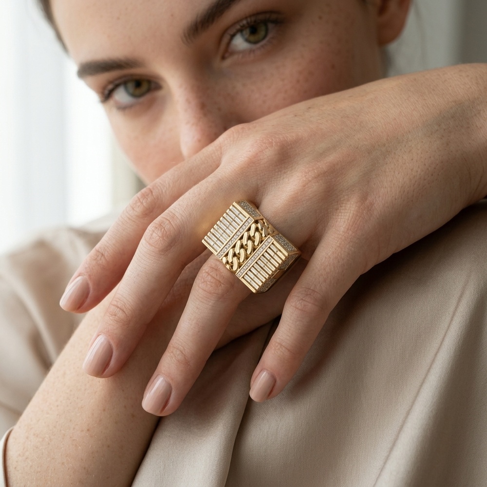 Anillo de Oro 10K de 15.2 g — Maxi Gold, referencia MG-AN-10K-0040
