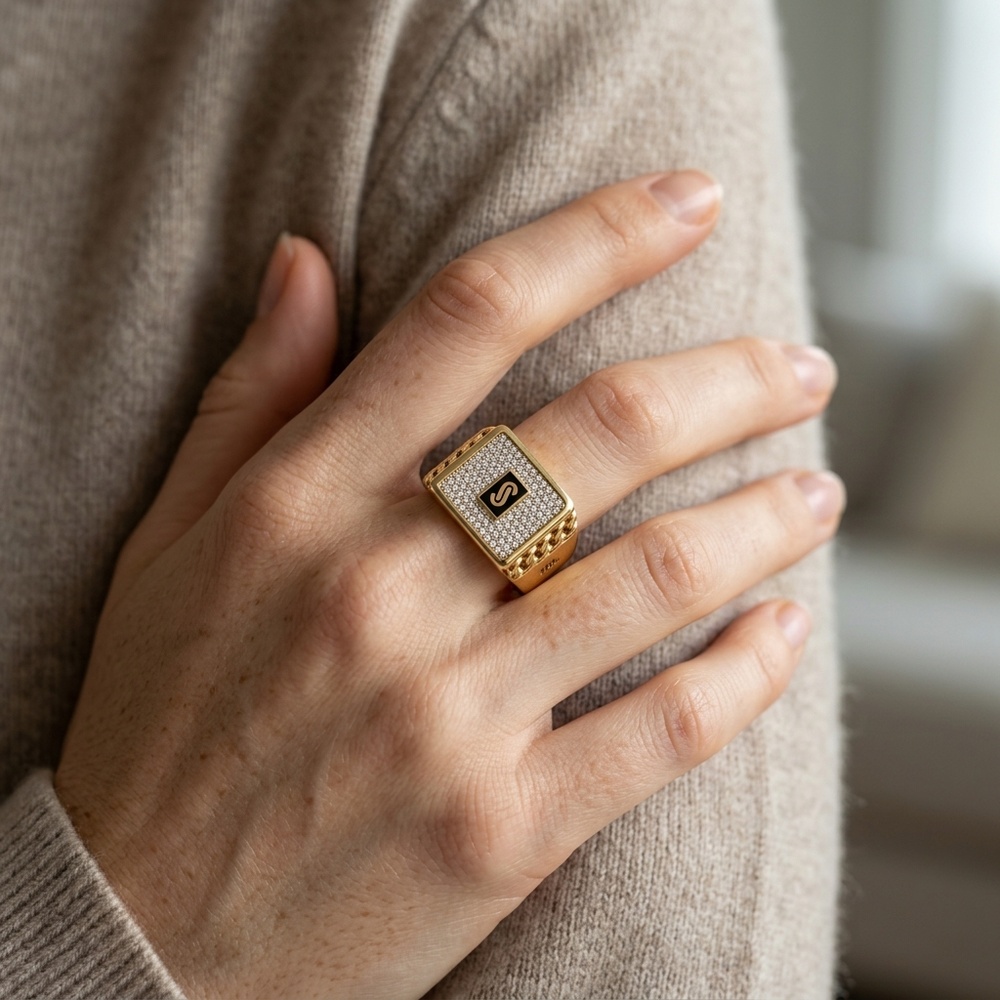 Anillo de Oro 10K de 12.3 g — Maxi Gold, referencia MG-AN-10K-0043