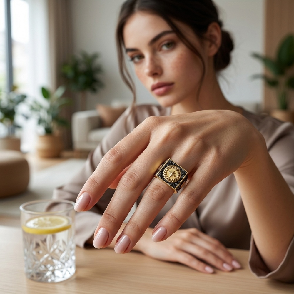 Anillo de Oro 10K de 15.5 g — Maxi Gold, referencia MG-AN-10K-0050
