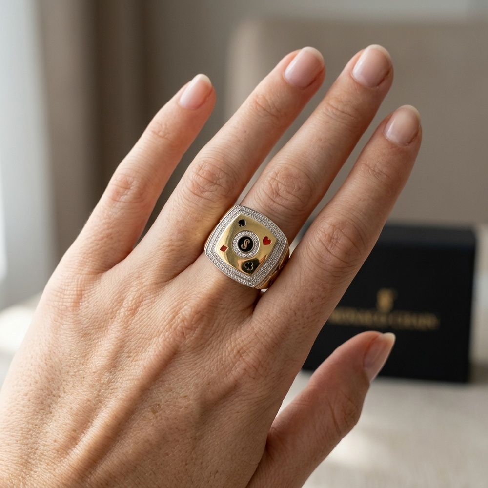 Anillo de Oro 10K de 13.9 g — Maxi Gold, referencia MG-AN-10K-0098