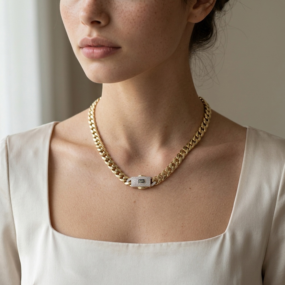 Cadena de Oro 10K de 6.9 g, talla 6.5 mm — Maxi Gold, referencia MG-CA-10K-0003