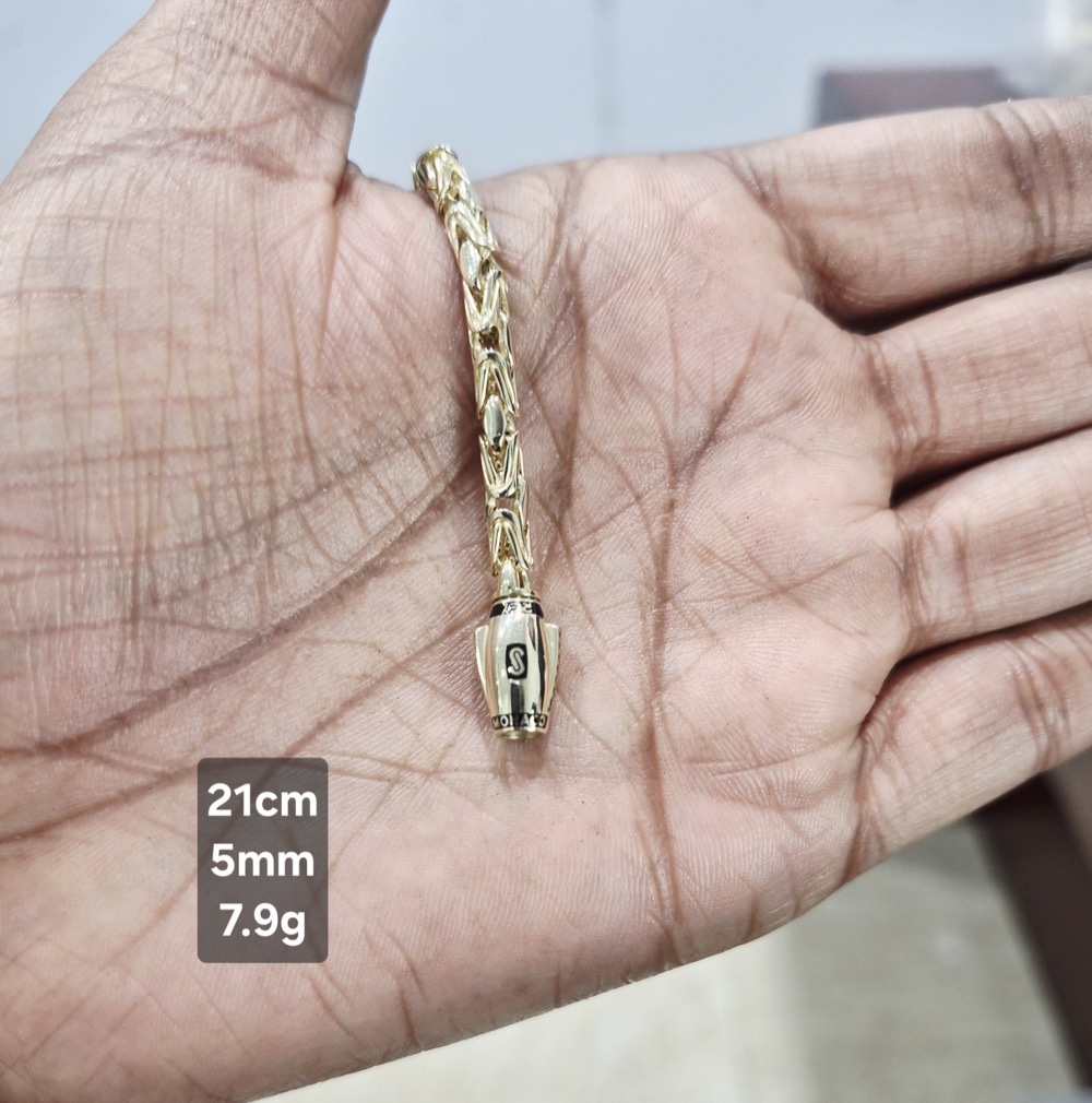 Cadena de Oro 10K de 7.9 g, talla 21 cm · 5 mm — Maxi Gold, referencia MG-CA-10K-0021