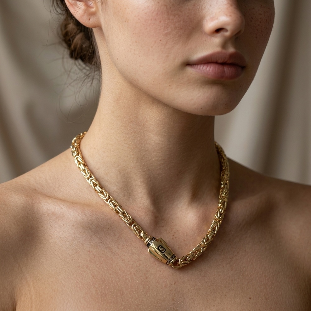 Cadena de Oro 10K de 7.1 g, talla 19.5 cm · 5 mm — Maxi Gold, referencia MG-CA-10K-0022