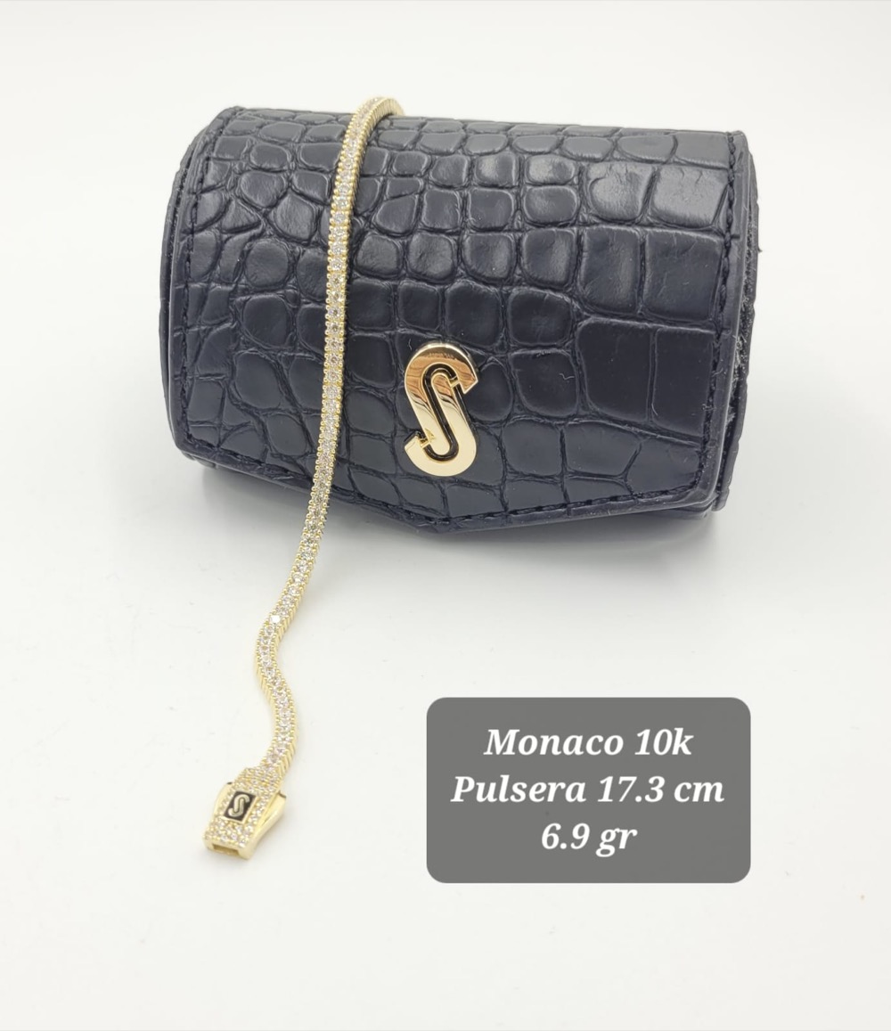 Pulsera de Oro 10K de 6.9 g, talla 17.3 cm — Maxi Gold, referencia MG-PU-10K-0089