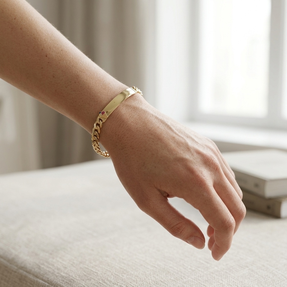 Pulsera de Oro 10K de 4.7 g, talla 15 cm — Maxi Gold, referencia MG-PU-10K-0095