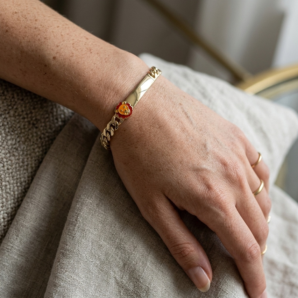 Pulsera de Oro 10K de 4.8 g, talla 15 cm — Maxi Gold, referencia MG-PU-10K-0096